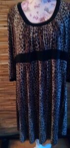 Candy Rain 3X Plus Leopard Stretch Dress Plus
